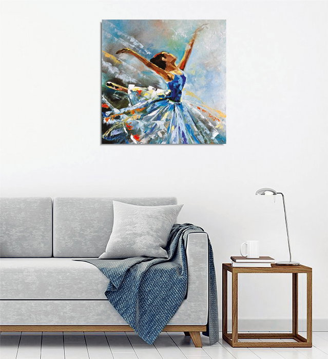 Wallity KC268 Lienzo Decorativo Multicolor 45 x 45 cm